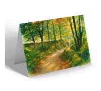 NOTELET - Head on the Wall at Homer's Bridge, Harford - Vintage Art Style