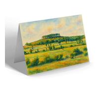 NOTELET - Herne Hill from Shrubbery Hotel, Ilminster a - Vintage Art Style