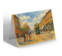 NOTELET - High Street, East Ham - Vintage Art Style