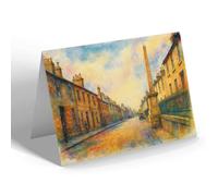NOTELET - High Street, Sanquhar - Vintage Art Style