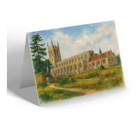 NOTELET - Holy Trinity Church, Long Melford - Vintage Art Style