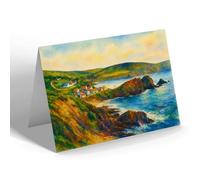 NOTELET - Hope Cove (c) - Vintage Art Style