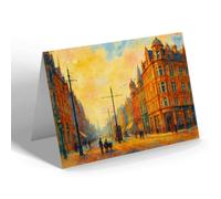 NOTELET - Hull. Corner Of King Edward Street - Vintage Art Style