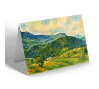 NOTELET - in a Hollow of the Hills - Vintage Art Style