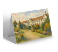 NOTELET - in the Gardens, Winsley Sanatorium - Vintage Art Style