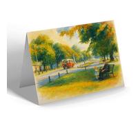 NOTELET - in the Square, Grantown-on-Spey - Vintage Art Style