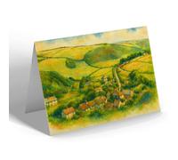 NOTELET - Inner Hope, Hope Cove (c) - Vintage Art Style