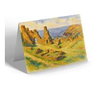NOTELET - Inner Ward, King Arthur's Castle, Tintagel - Vintage Art Style