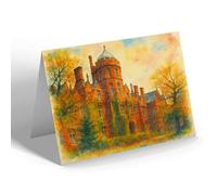 NOTELET - Ipswich. Grammar School - Vintage Art Style