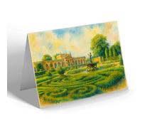 NOTELET - Italian Gardens, Blenheim Palace - Vintage Art Style