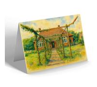 NOTELET - Jane's Tea Gardens, Billingshurst (a) - Vintage Art Style