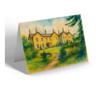 NOTELET - Kents Bank House, Kents Bank (b) - Vintage Art Style