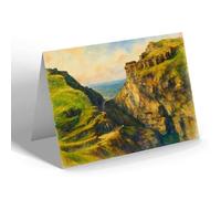 NOTELET - King Arthur's Castle, Tintagel (b) - Vintage Art Style