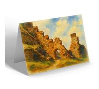NOTELET - King Arthur's Castle, Tintagel (d) - Vintage Art Style