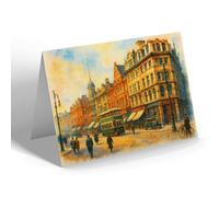 NOTELET - King Edward Street, Hull (b) - Vintage Art Style