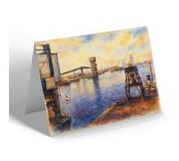 NOTELET - King George V Dock, Hull (c) - Vintage Art Style