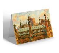 NOTELET - Kings Beasts, St George's Chapel, Windsor - Vintage Art Style