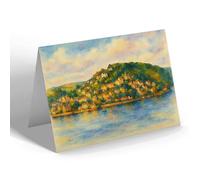 NOTELET - Kingswear from Dartmouth (c) - Vintage Art Style