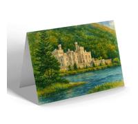 NOTELET - Kylemore Abbey, Connemara - Vintage Art Style