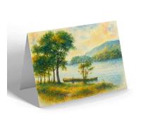 NOTELET - Lake District. Lake Sides, Windermere - Vintage Art Style