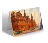 NOTELET - Law Courts, Corporation Street Birmingham - Vintage Art Style