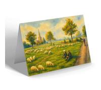NOTELET - Leighton Buzzard - Recreation Ground - Vintage Art Style