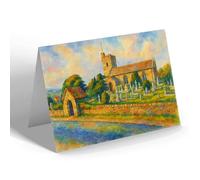 NOTELET - Llandrillo Church & Lych Gate, Rhos-on-Sea - Vintage Art Style