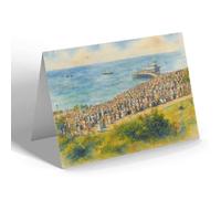 NOTELET - Llandudno. Happy Valley & Pier - Vintage Art Style
