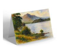 NOTELET - Loch Assynt, Lochinver - Vintage Art Style