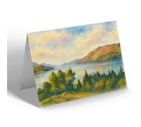 NOTELET - Loch Ness from Fort Augustus (a) - Vintage Art Style