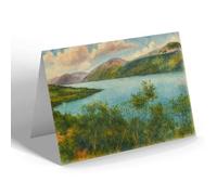 NOTELET - Loch Ness from Foyers Hotel - Vintage Art Style