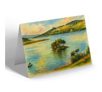 NOTELET - Loch Shin, Lairg - Vintage Art Style