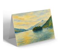 NOTELET - Loch Tay & Ben Lawers from Kenmore Bridge - Vintage Art Style