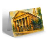 NOTELET - London, Brixton, St Matthew's Parish Church - Vintage Art Style