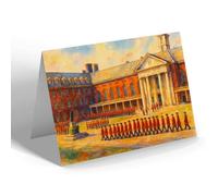 NOTELET - London, Chelsea Pensioners, Royal Hospital - Vintage Art Style