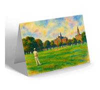 NOTELET - London, Dulwich College, Sports Ground - Vintage Art Style