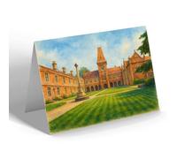 NOTELET - London, Dulwich Old College - Vintage Art Style