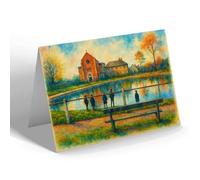 NOTELET - London, Feltham Catholic Church - Vintage Art Style