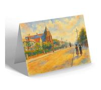 NOTELET - London Forest Gate Woodgrange Baptist Church - Vintage Art Style