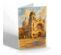NOTELET - London. Highgate. St Joseph's Church - Vintage Art Style