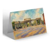 NOTELET - London, Hyde Park Corner (f) - Vintage Art Style