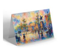 NOTELET - London, Hyde Park Corner (j) - Vintage Art Style