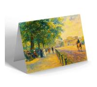 NOTELET - London, Rotten Row & Hyde Park Corner (b) - Vintage Art Style