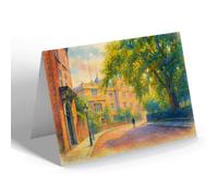 NOTELET - London, The Charterhouse - Vintage Art Style