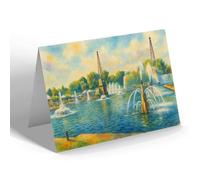 NOTELET - London, The Lake, Festival Pleasure Gardens - Vintage Art Style