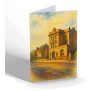 NOTELET - London. White House & Highbury New Park, N - Vintage Art Style