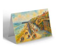 NOTELET - Lower Promenade Rockery Nth Shore Blackpool - Vintage Art Style