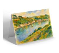 NOTELET - Lower Town Fishguard, from Penslade - Vintage Art Style