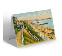 NOTELET - Lowestoft from the South (a) - Vintage Art Style