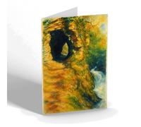 NOTELET - Lydford Gorge. The Tunnel - Vintage Art Style